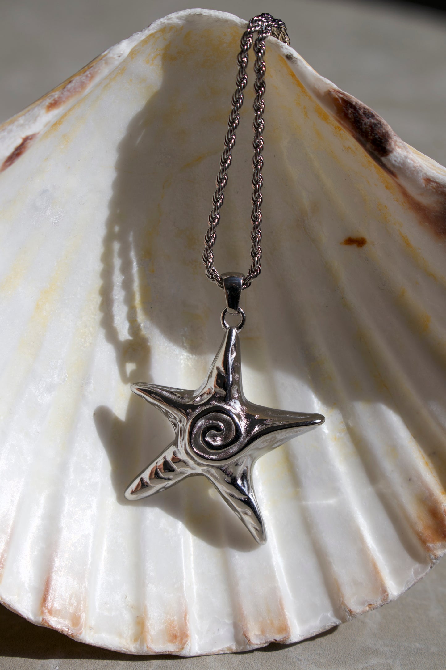 Starfish Necklace - Silver