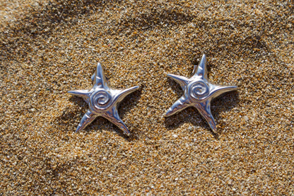 Starfish Studs - Silver