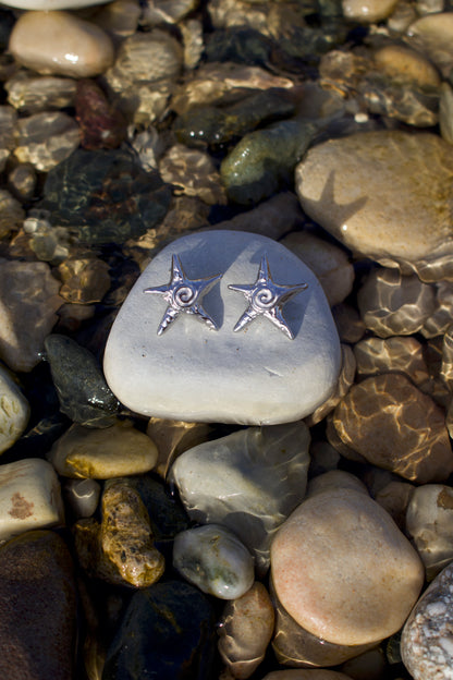 Starfish Studs - Silver