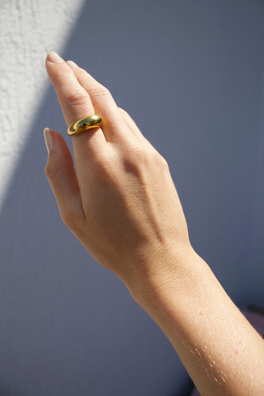 Gold Dome Ring