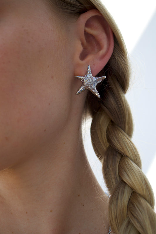 Starfish Studs - Silver